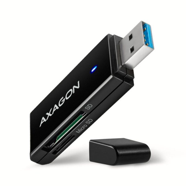 AXAGON CRE-S2N Card Reader USB-A 3.2 Gen 1, SD, microSD – black