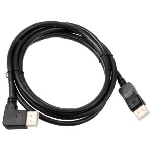 InLine 8K (FUHD) DisplayPort cable, angled left, black - 2m : image 2