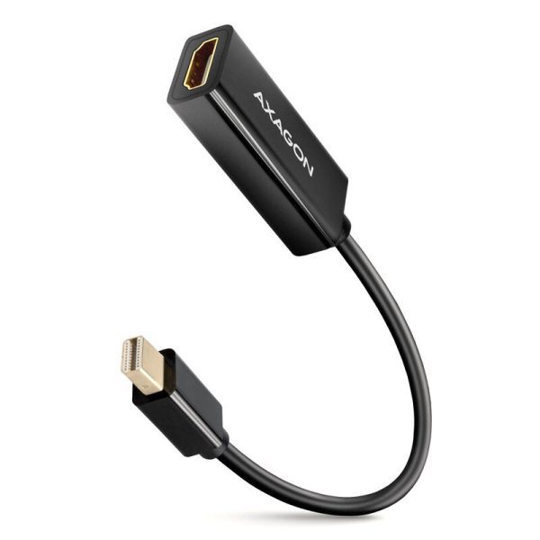 AXAGON RVDM-HI14N Mini DisplayPort to HDMI Adapter, 4K/30 Hz, 15 cm long – black