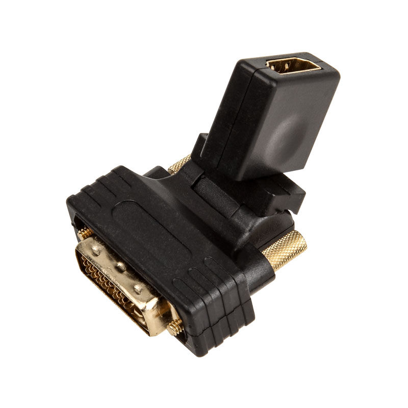 InLine HDMI-DVI Adapter, HDMI Socket - DVI Plug, flexible angle : image 3