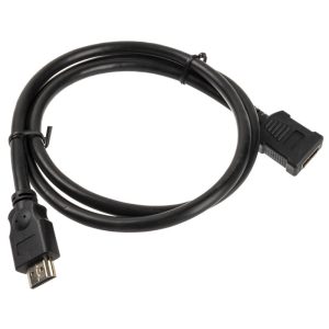 InLine HDMI extension plug / socket, black - 1m : image 2