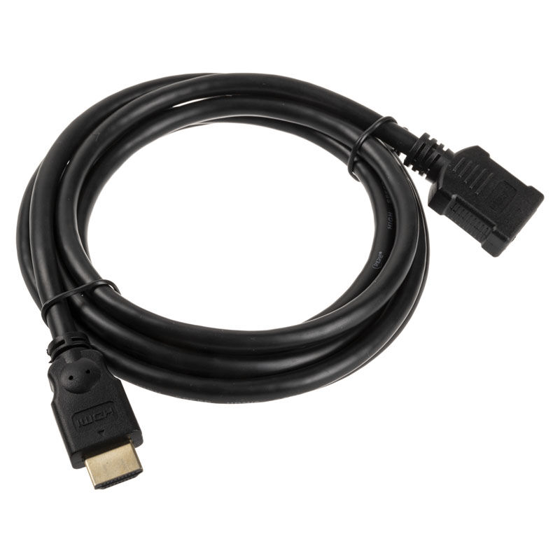InLine HDMI extension plug / socket, black - 2m : image 2