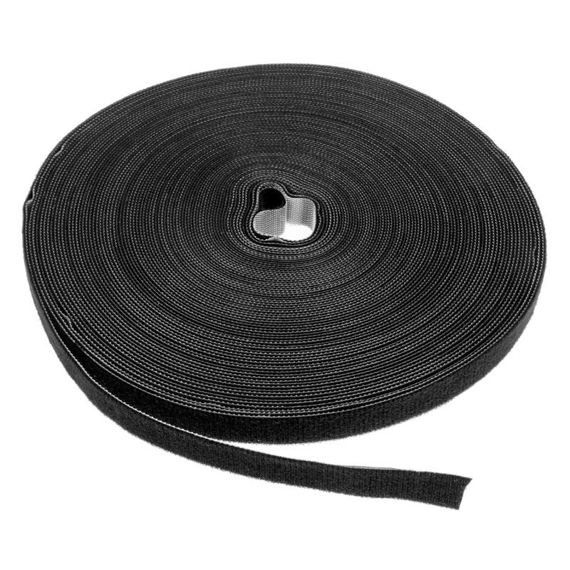 LABEL THE CABLE PRO Roll Dual Velcro roller 25m - black : image 1