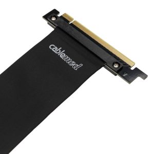 CableMod vertical graphics card support with PCIe x16 riser cable, 1x DisplayPort, 1x HDMI - black : image 4