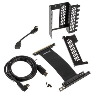 CableMod vertical graphics card support with PCIe x16 riser cable, 1x DisplayPort, 1x HDMI - black : image 6