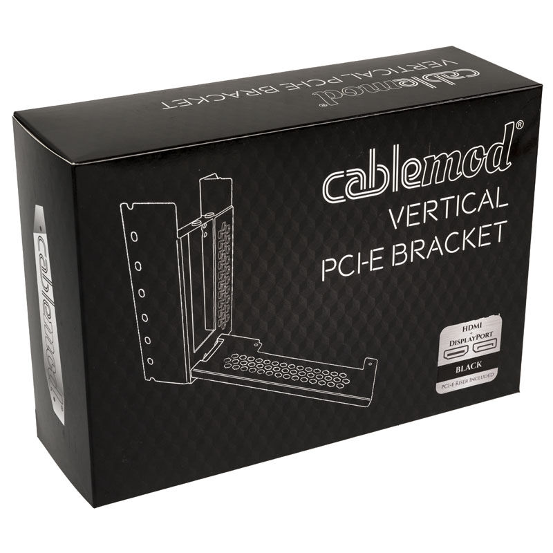CableMod vertical graphics card support with PCIe x16 riser cable, 1x DisplayPort, 1x HDMI - black : image 7