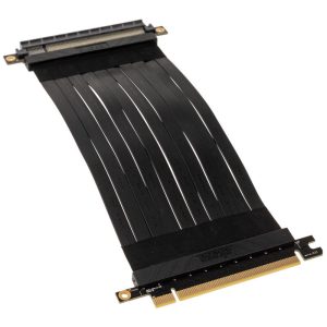 Akasa Riser Black X2, Premium PCIe 3.0 x 16 Riser Cable, 20cm - black : image 2