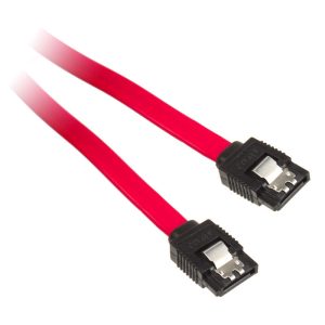 InLine SATA III (6Gb / s) cable, red - 0.5m : image 1