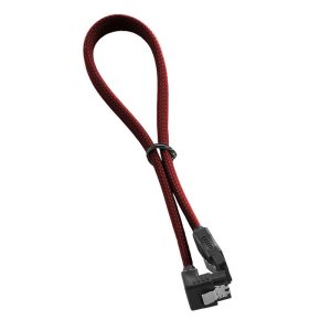 CableMod ModMesh Right Angle SATA 3 Cable 30cm - blood red