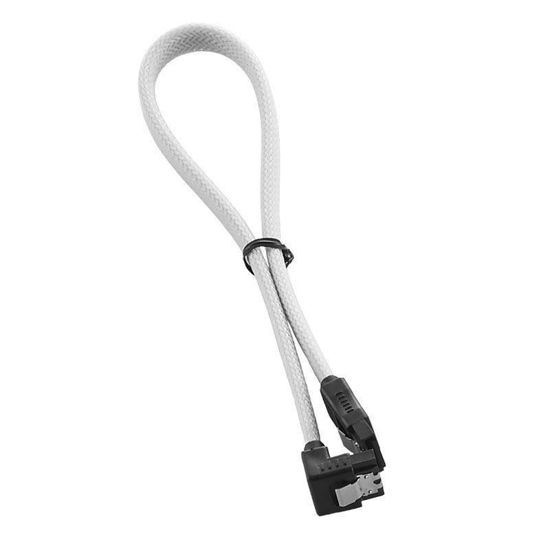 CableMod ModMesh Right Angle SATA 3 Cable 30cm - white