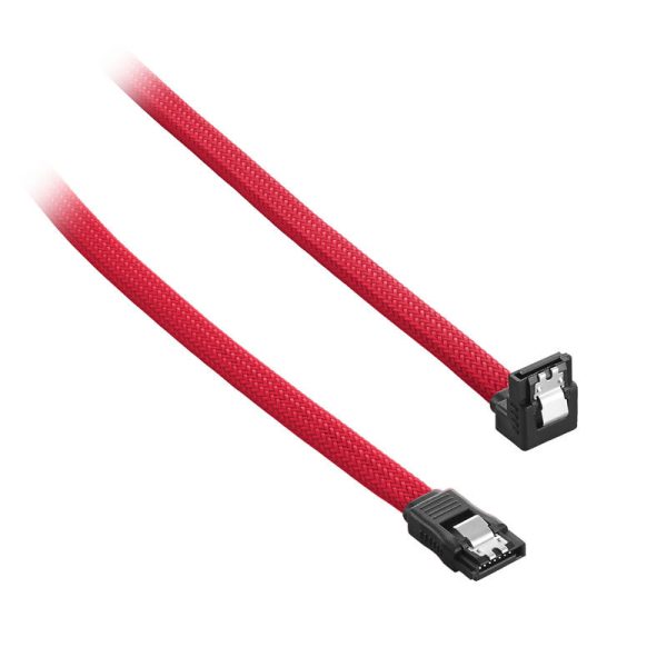 CableMod ModMesh Right Angle SATA 3 Cable 60cm – red