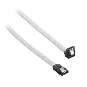 CableMod ModMesh Right Angle SATA 3 Cable 60cm - white : image 1