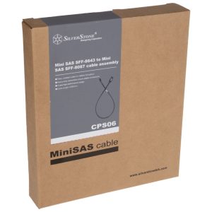 Silverstone SST-CPS06 - Internal Mini SAS HD SFF8643 36-pin to SFF8087 Cable - 60cm : image 3