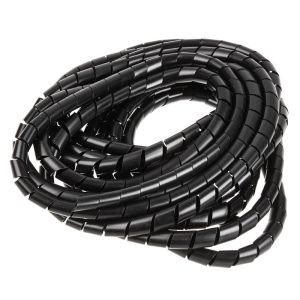 InLine spiral ribbon cable conduit, 18mm x 10m, black : image 2