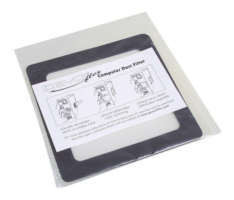 DEMCiflex Dust Filter 80mm Square black / white