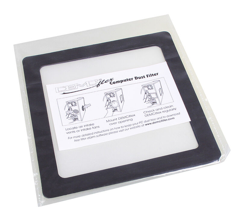 DEMCiflex Dust Filter 120mm Square black / white