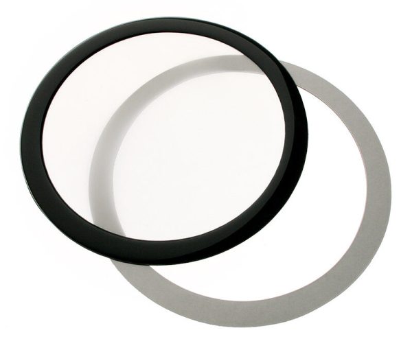 DEMCiflex Round Dust filter 225mm black / white
