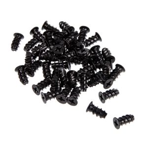 InLine fan screws 50 pieces - black