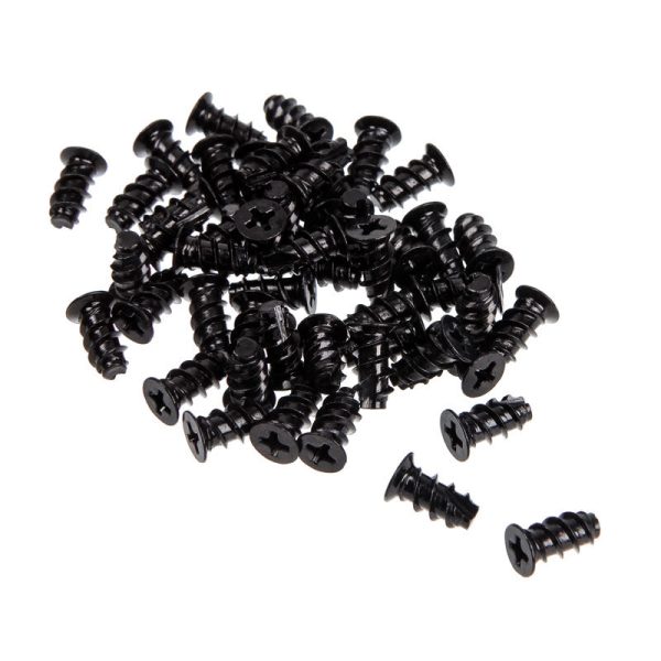 InLine fan screws 50 pieces – black