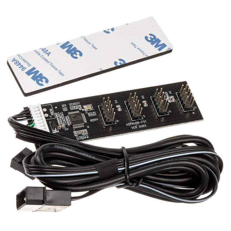 Kolink USB 2.0 hub card, incl. 60cm USB and Molex cable : image 3