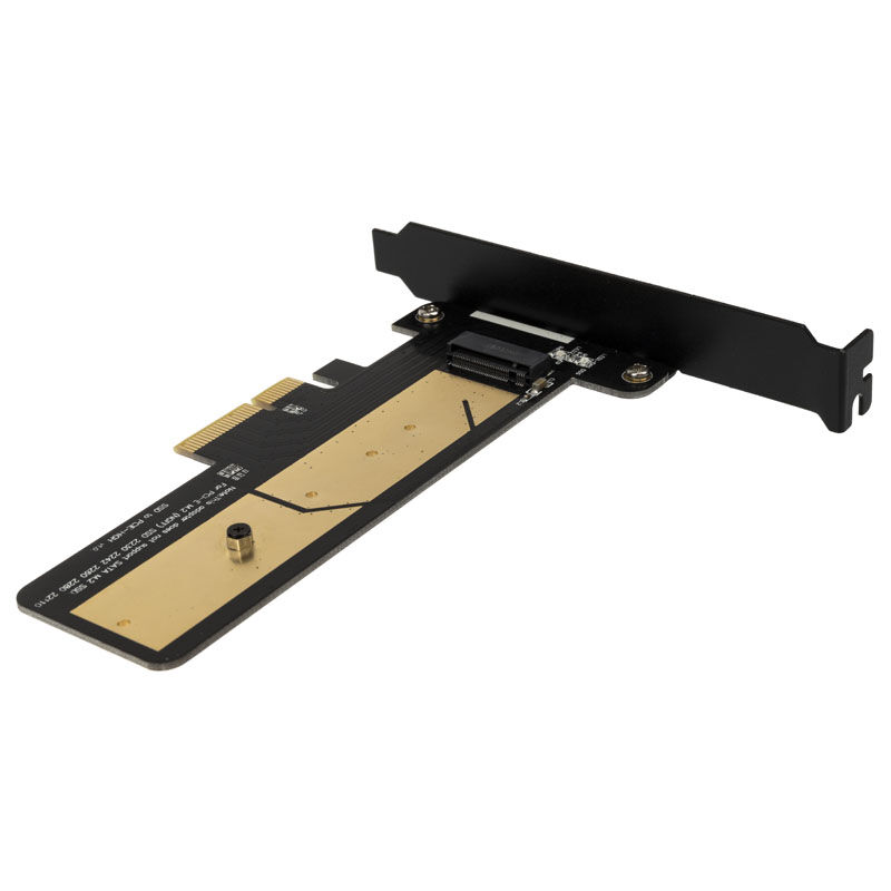 Akasa M.2 X4 PCI-E 3.0 Adapter Card - Black PCB