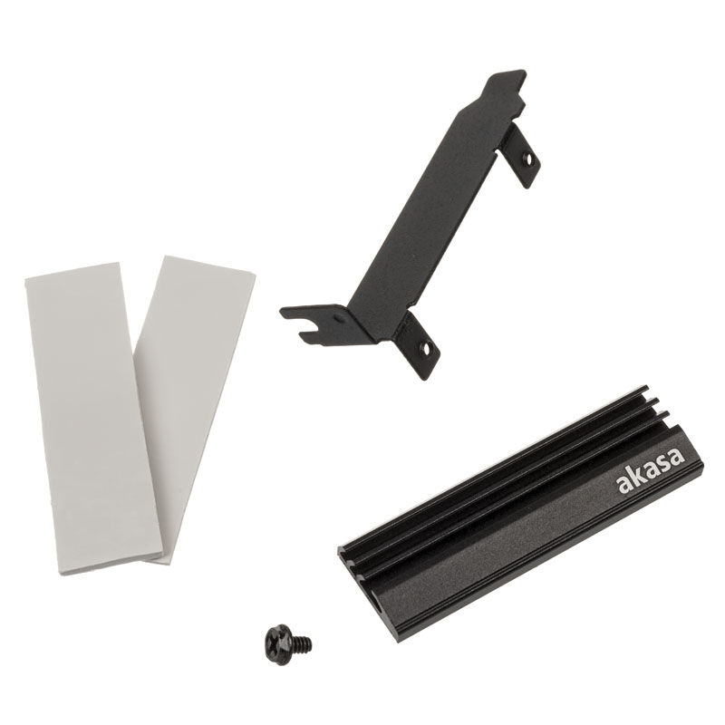 Akasa M.2 X4 PCI-E 3.0 Adapter Card - Black PCB