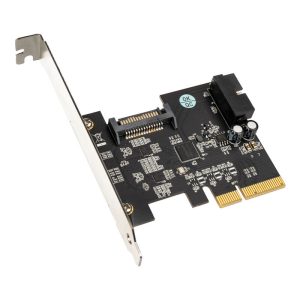 Silverstone SST-ECU04-E - PCI-E expansion card, 1x internal USB 3.1 19-pin connector, LP