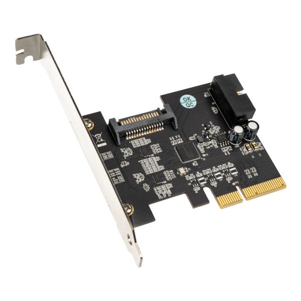 Silverstone SST-ECU04-E – PCI-E expansion card, 1x internal USB 3.1 19-pin connector, LP