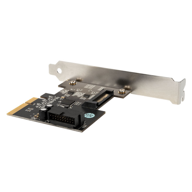 Silverstone SST-ECU04-E - PCI-E expansion card, 1x internal USB 3.1 19-pin connector, LP