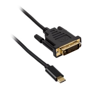 Akasa Type C adapter cable to DVI - black : image 1