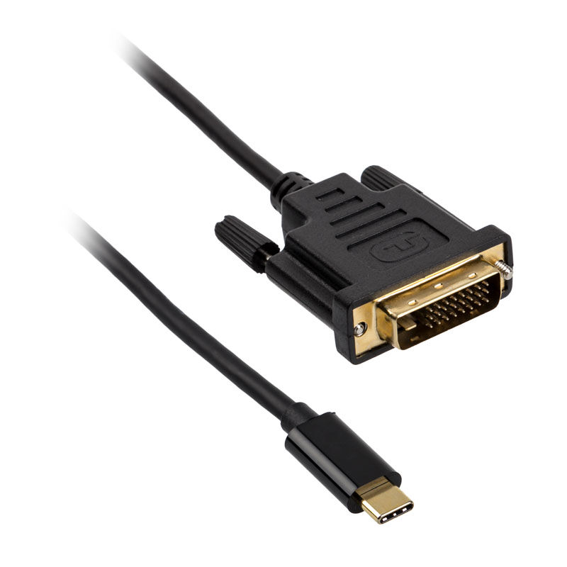 Akasa Type C adapter cable to DVI - black : image 1