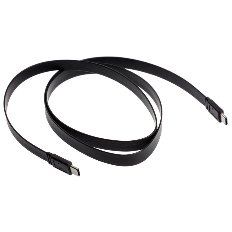 Akasa Type C to Type C Adapter Cable PROSLIM - black : image 2
