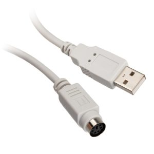 InLine USB adapter cable, USB plug A to PS / 2 socket - 0.20m