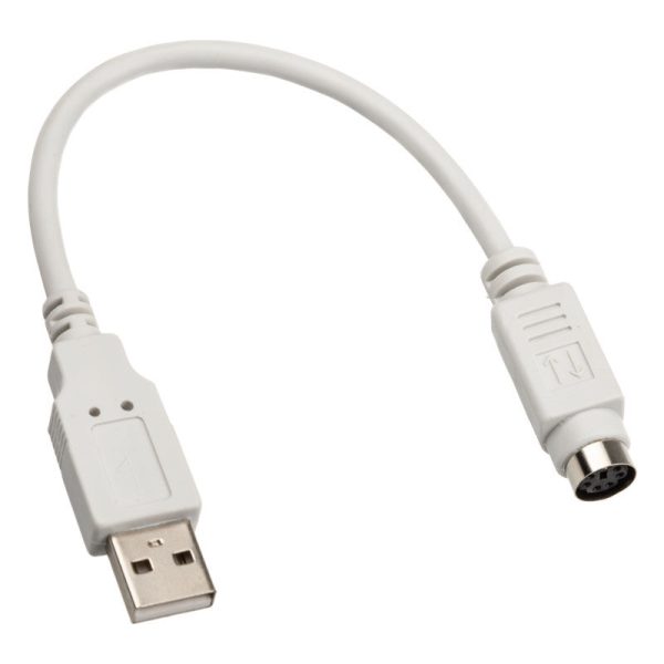 InLine USB adapter cable, USB plug A to PS / 2 socket – 0.20m