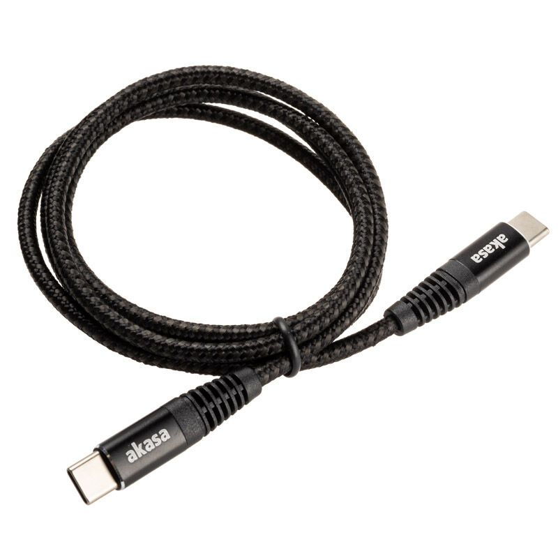 Akasa USB Type C to USB Type C 100W PD Charging Cable - Black : image 2