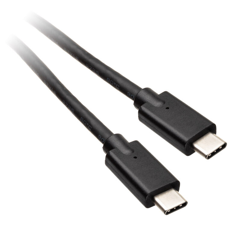 InLine USB 3.2 Gen.2 cable, USB Type-C male / male, 0.5m - black : image 1