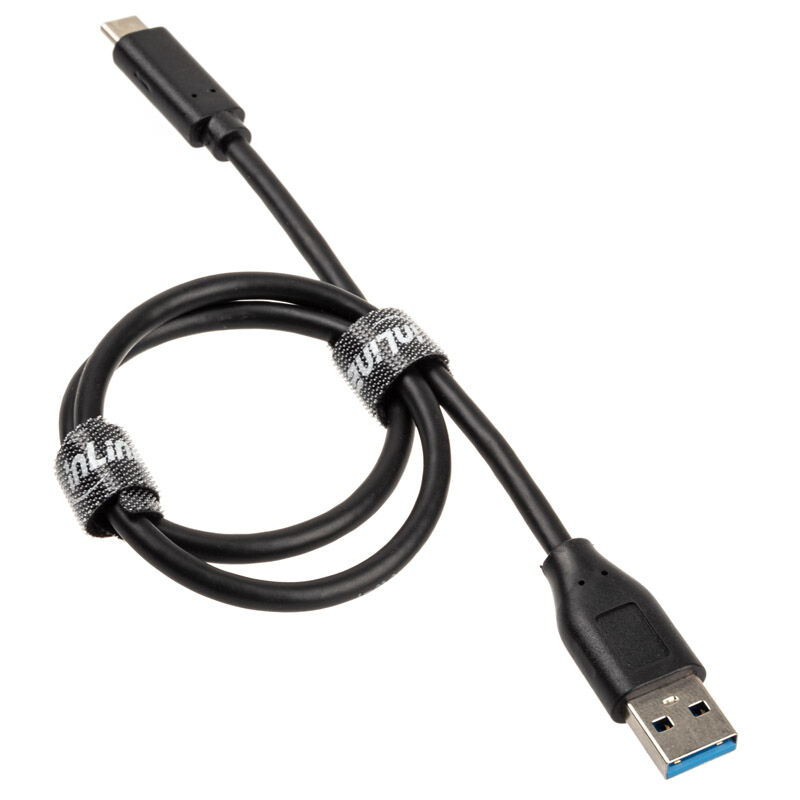 InLine USB 3.2 Gen.2 cable, type C to A male / male, 0.5m - black
