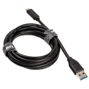 InLine USB 3.2 Gen.2 cable, type C to A male / male, 2m - black : image 2