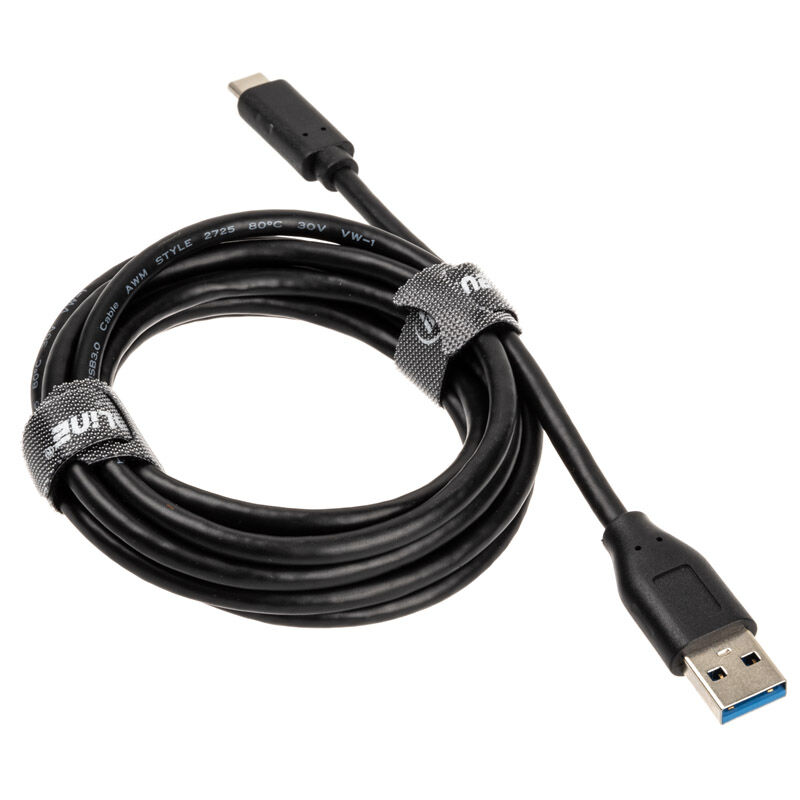 InLine USB 3.2 Gen.2 cable, type C to A male / male, 2m - black : image 2