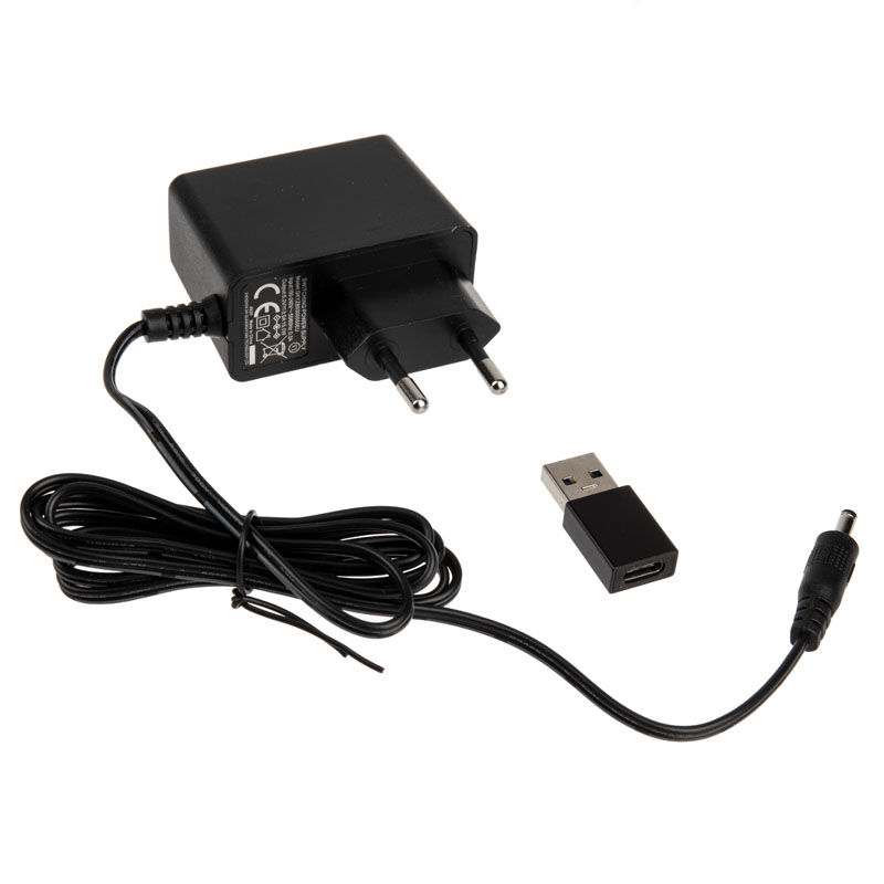 InLine USB 3.2 Gen 1 Hub, USB Type-C, 3 Port Type-A, 2 Port Type-C, 3A Power Supply - Black