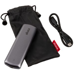 Akasa Portable M.2 SATA / NVMe SSD on USB-C 3.2 Gen 2