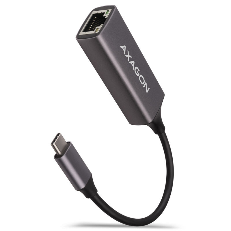 AXAGON ADE-TRC Gigabit Ethernet 10/100/1000 Adapter - USB 3.1 Type C, titanium gray : image 1