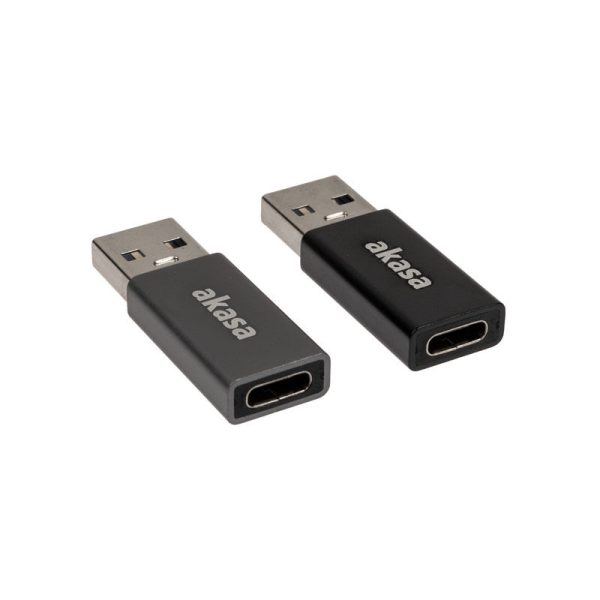 akasa Type A to Type C USB adapter – 2 pieces