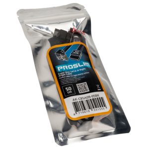 akasa SATA cable 6 GB/s, angled, 50 cm