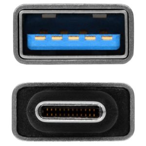 AXAGON USB-C 3.1 M to USB-A F adapter, aluminum - black