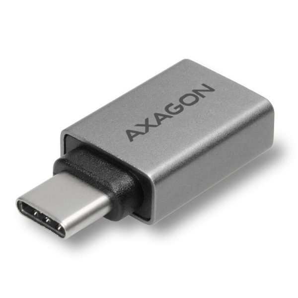 AXAGON USB-C 3.1 M to USB-A F adapter, aluminum – black