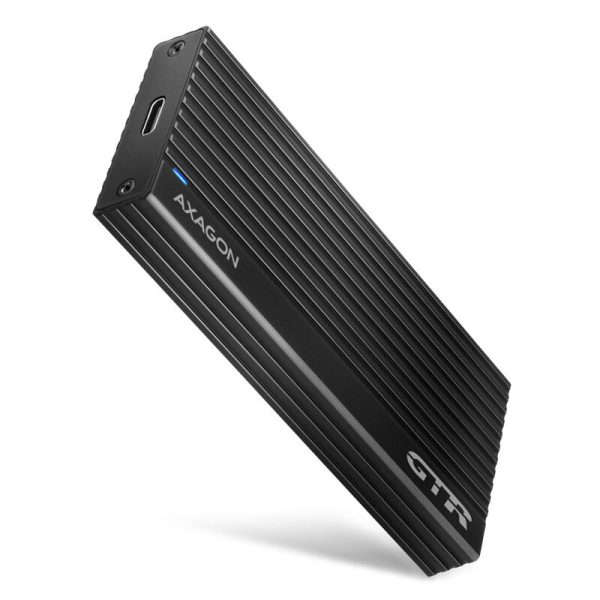 AXAGON EEM2-GTR external enclosure for M.2 SSDs USB-C 3.2 Gen 2, black