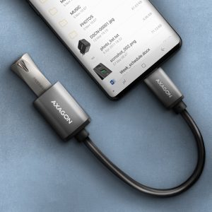 AXAGON RUCM-AFAC Cable Adapter USB-C 3.2 Gen 1 to USB-A, black - 0.2m