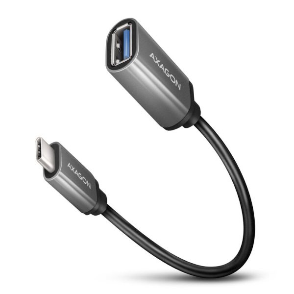 AXAGON RUCM-AFAC Cable Adapter USB-C 3.2 Gen 1 to USB-A, black – 0.2m