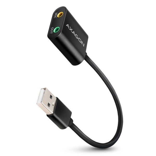 AXAGON ADA-12 USB 2.0, Stereo Audio Mini Adapter, 15 cm cable length